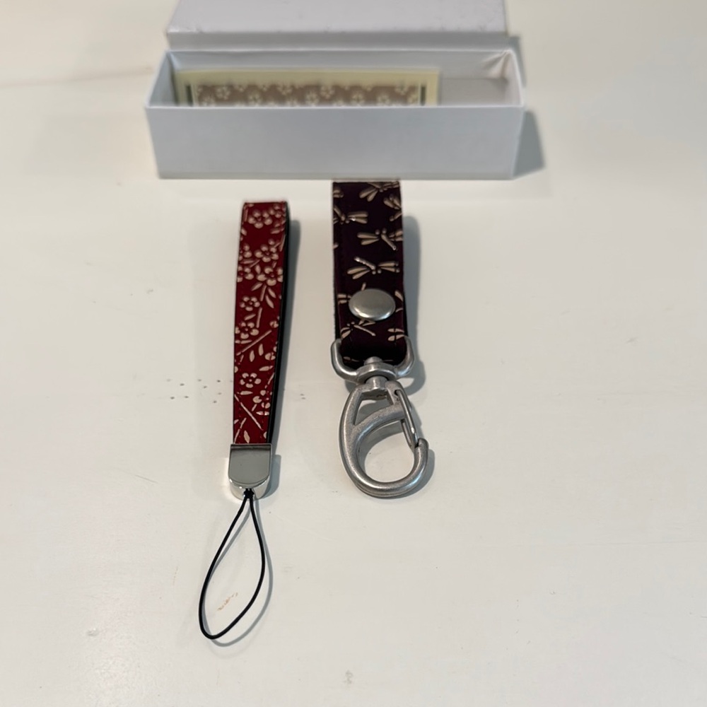 Koshu Inden deer skin Keychain Set from Japan